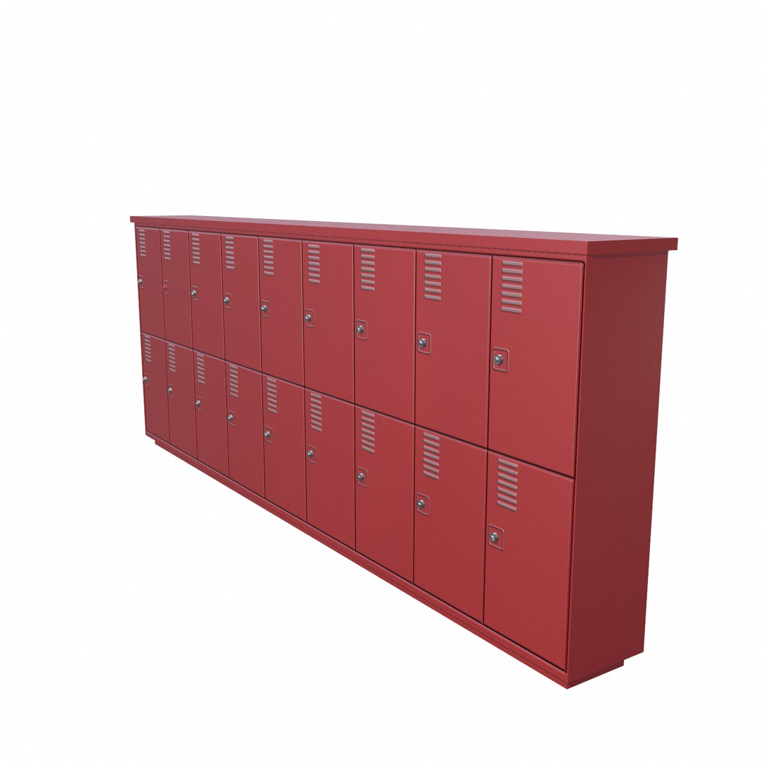 Locker Cabinet04 Pbr Low-poly 3D Model - TurboSquid 1587716