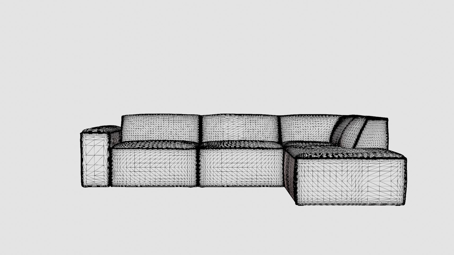 L Shaped Sofa Model TurboSquid 2293196