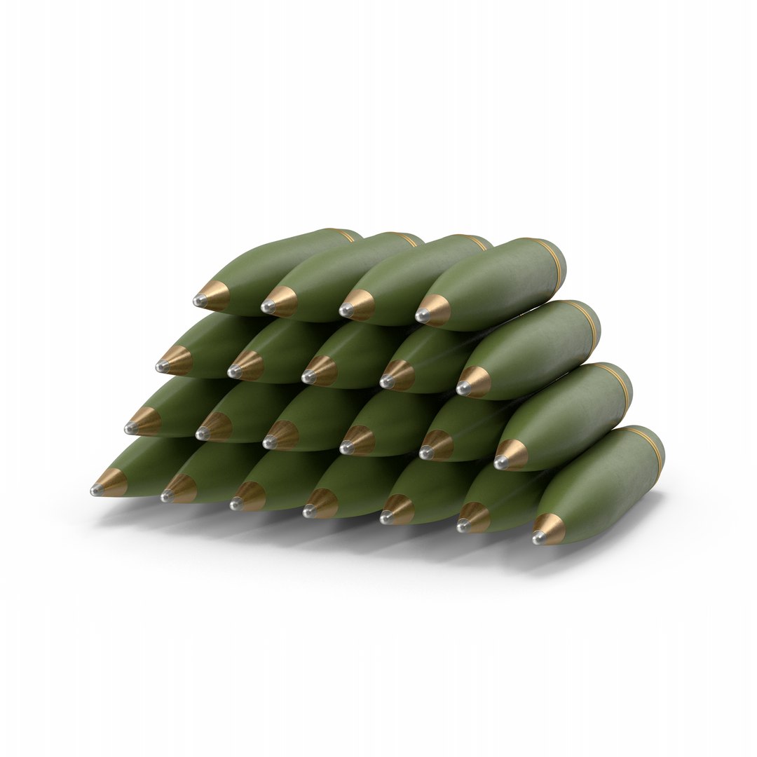 Artillery Shells Model - TurboSquid 2316250