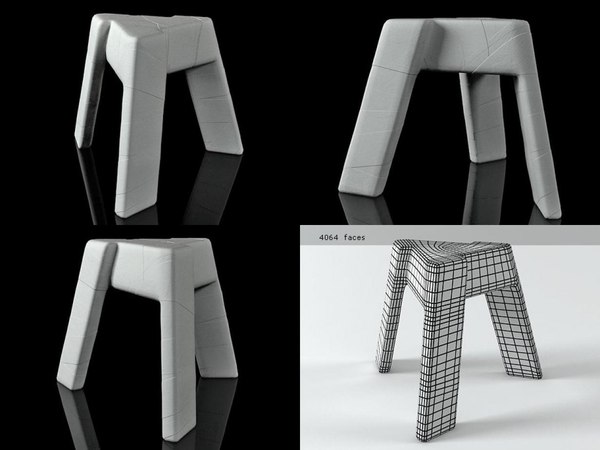 Fracture furniture - chair 3D - TurboSquid 1182968