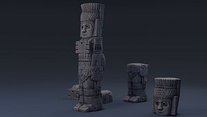 monumental atlanteans 3D model