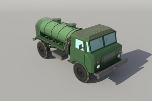 gas truck 3D model