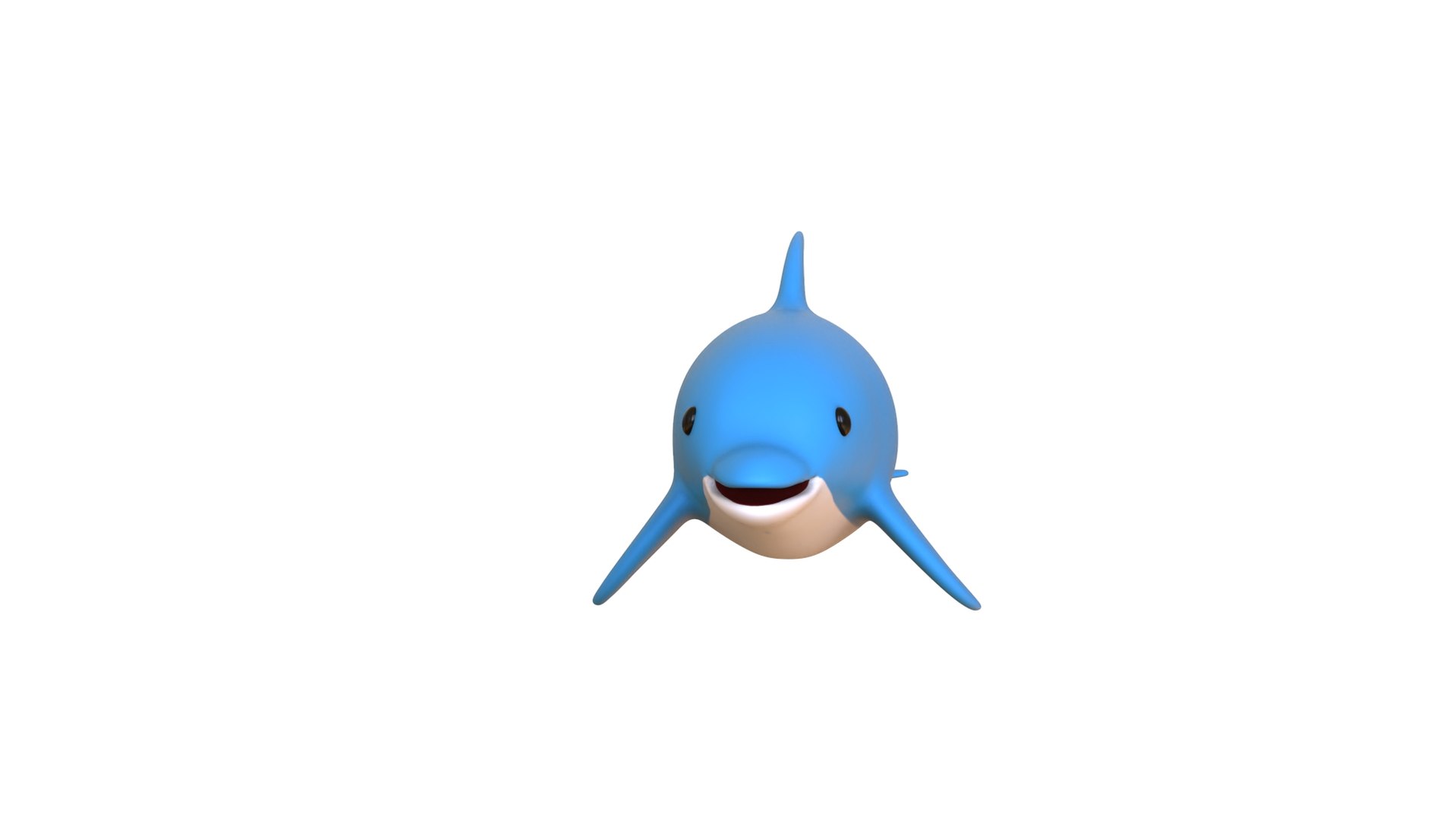 Low Poly - Cartoon Dolphin 2 Rigged 3D Model - TurboSquid 2380720