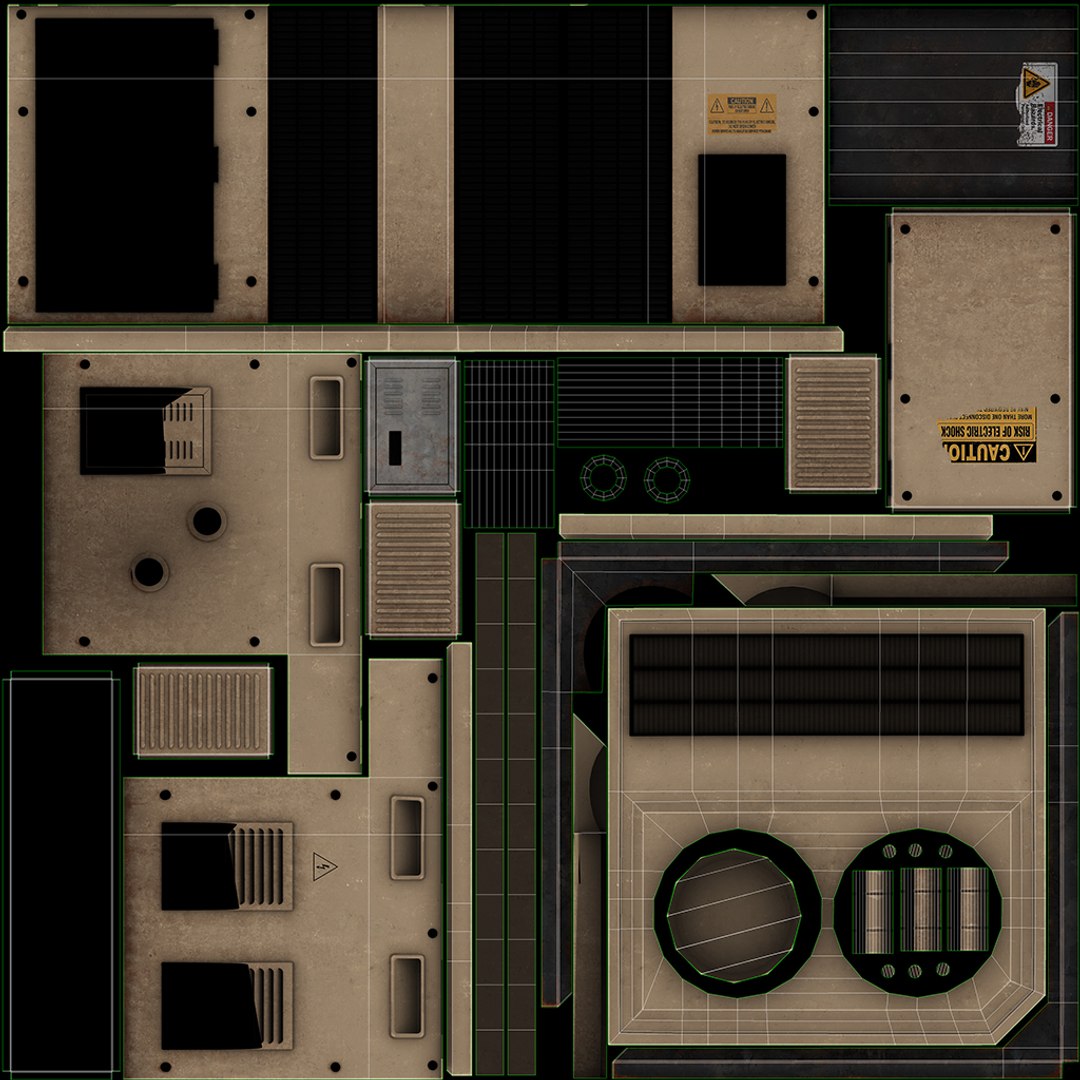 3D Air Condition Model - TurboSquid 1405713