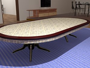 3d table model