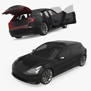 Compact Electric Crossover EV Black