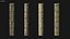 Textura de ladrilhos PBR de casca de cereja doce 8K