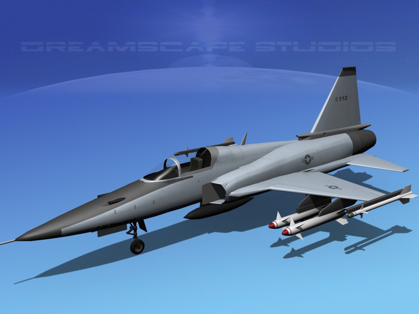 Northrop Tigershark F-20 Fighter 3d Model