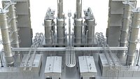 Industrial Refinery 3D Model