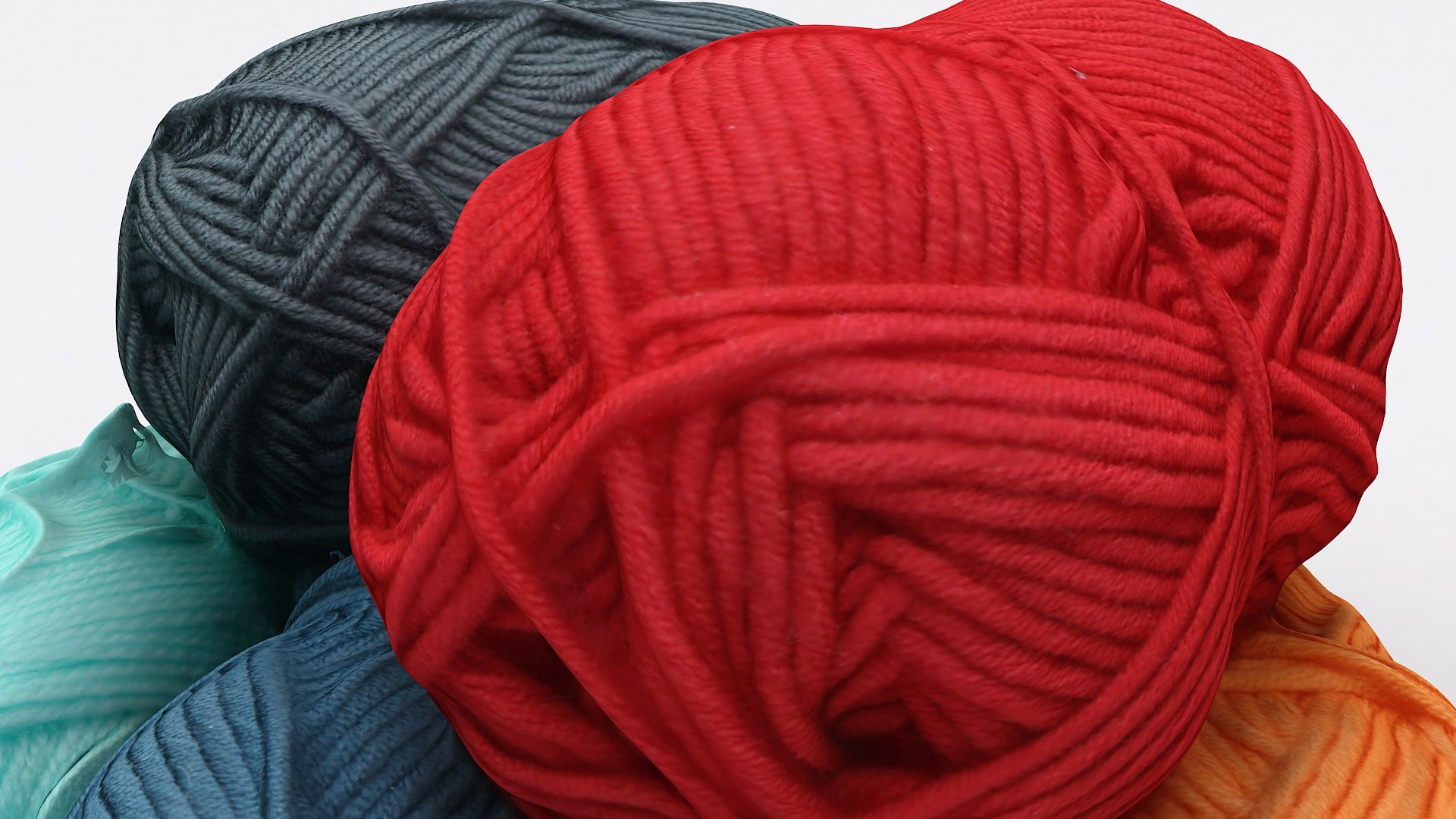 Pile Balls Wool 3D Model - TurboSquid 1455615