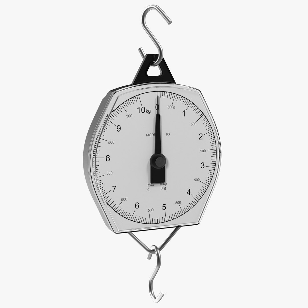 Mechanical hanging scales model - TurboSquid 1681546