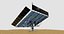 태양광 추적기 폴-2x4 패널 레이아웃-SOLAR-SIM V01-거울 지원