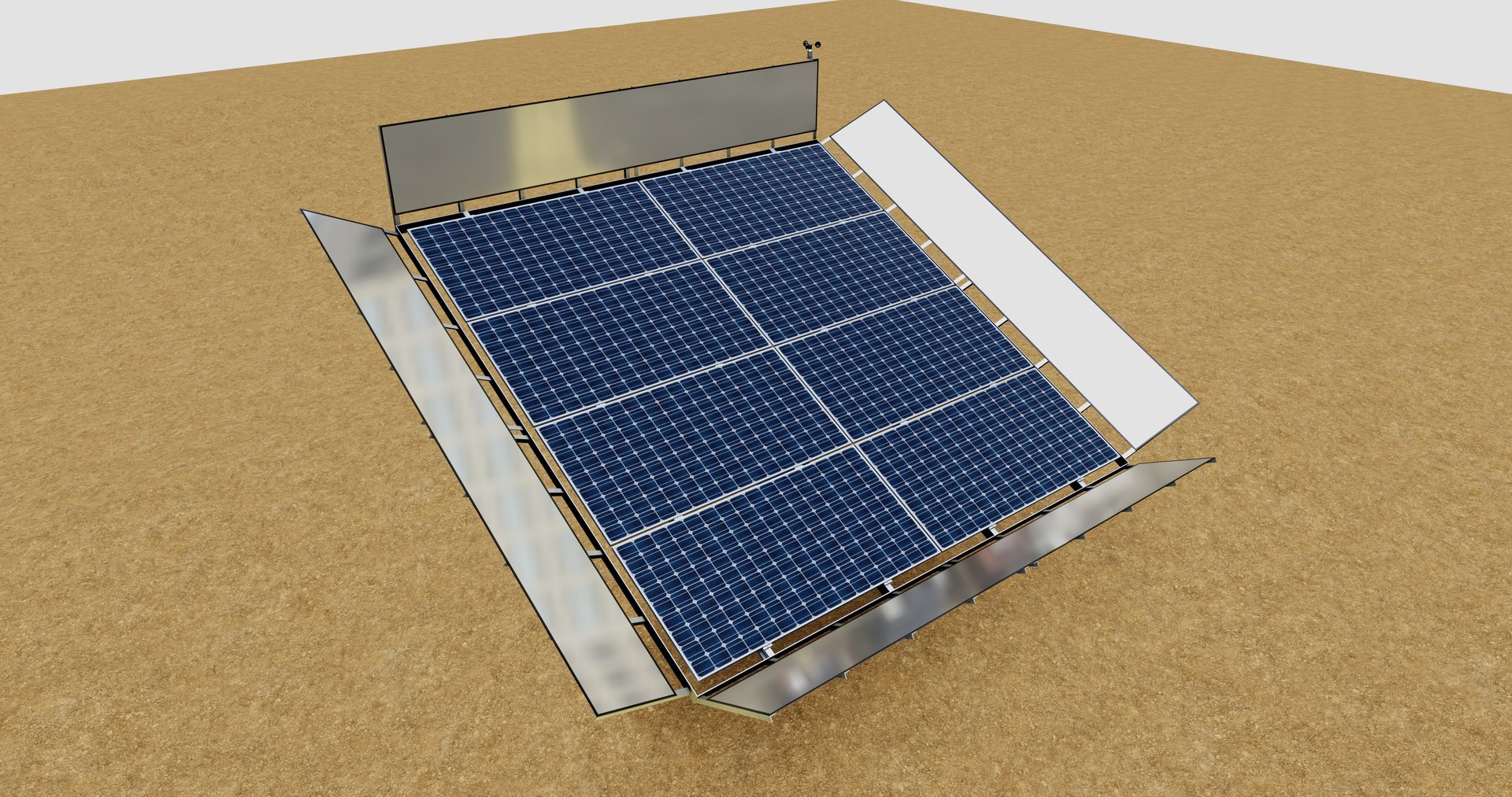 Solar Tracker Pole-2x4 Panel Layout-SOLAR-SIM V01-Mirror Supported 3D https://p.turbosquid.com/ts-thumb/ce/MUDGJt/QX/1/jpg/1757266789/1920x1080/fit_q87/8a0d35eeb3a5fe7b20c4f3eb15385341ec7a90f8/1.jpg