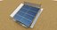 태양광 추적기 폴-2x4 패널 레이아웃-SOLAR-SIM V01-거울 지원