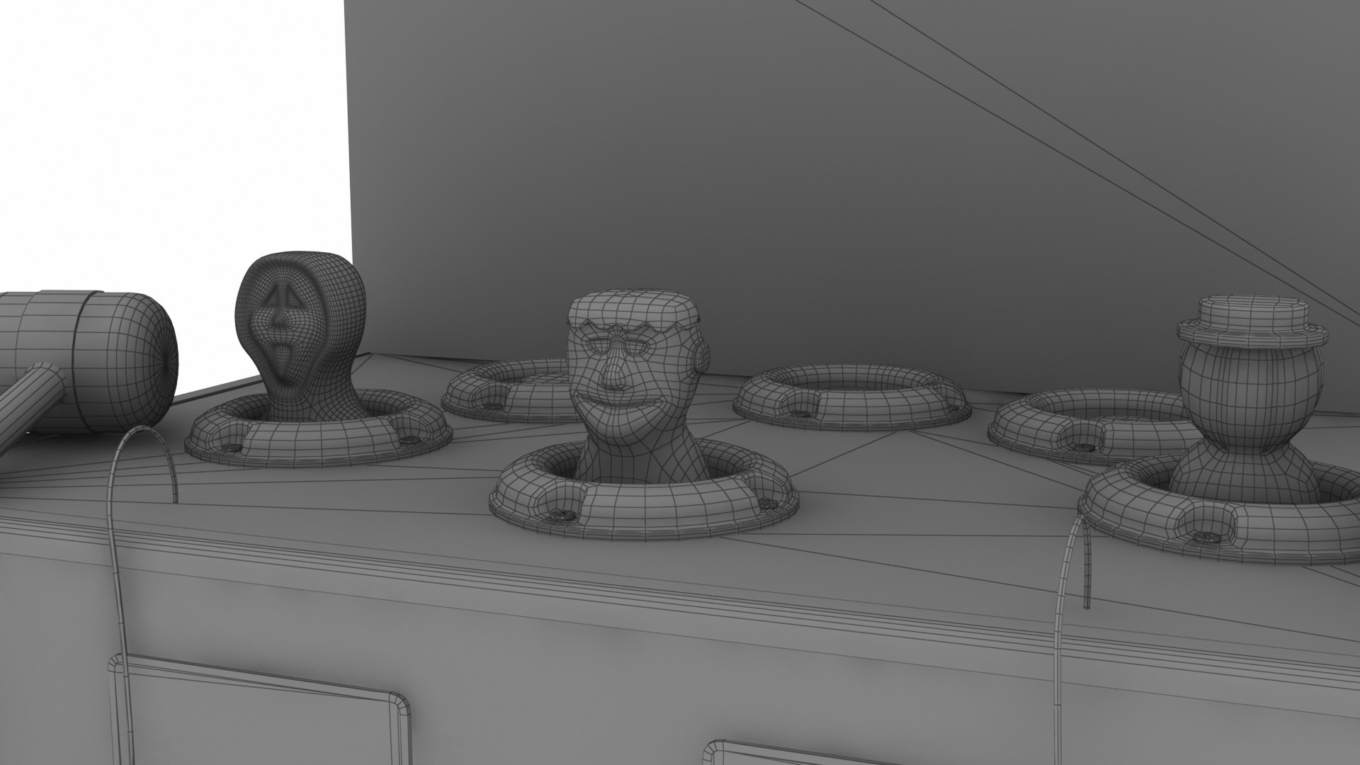 3D Train Carousel Whack Mole Model - TurboSquid 1501104