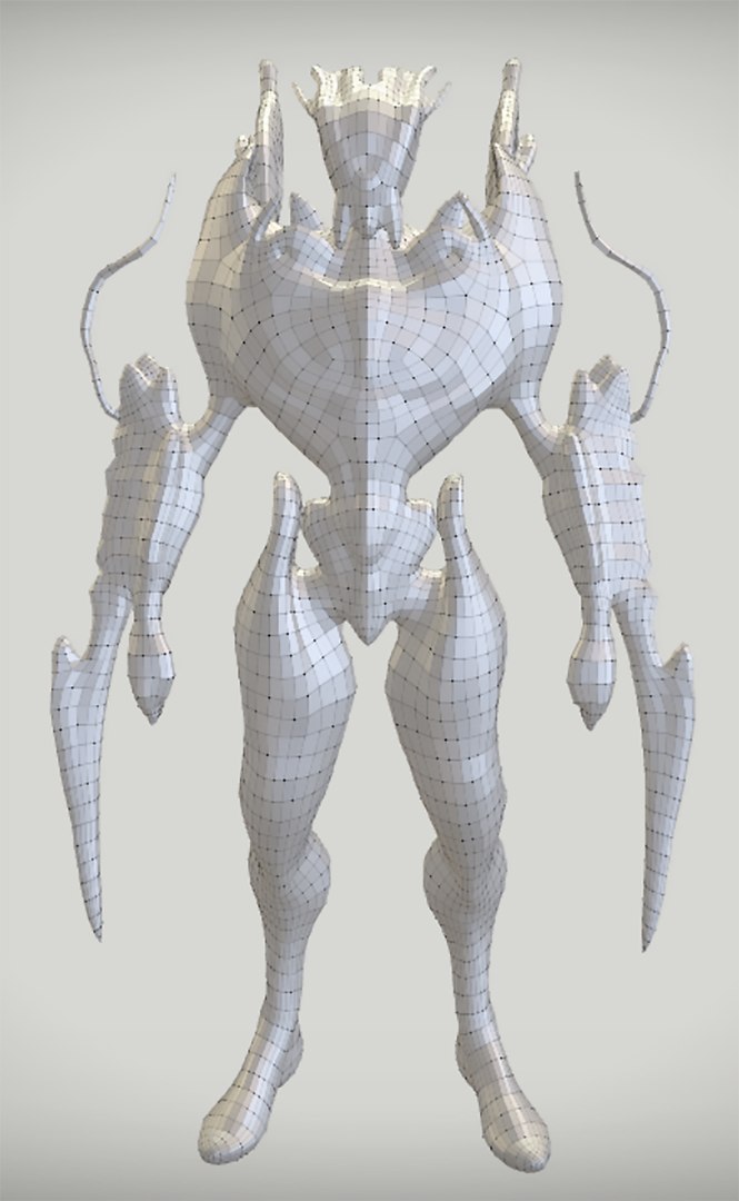 Futuristic Humanoid Equipped With Mantis Blades 3D Model - TurboSquid ...