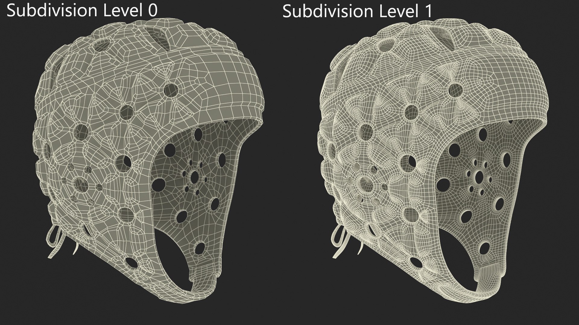 3D Model Gilbert Rugby Protective Helmet - TurboSquid 2320241