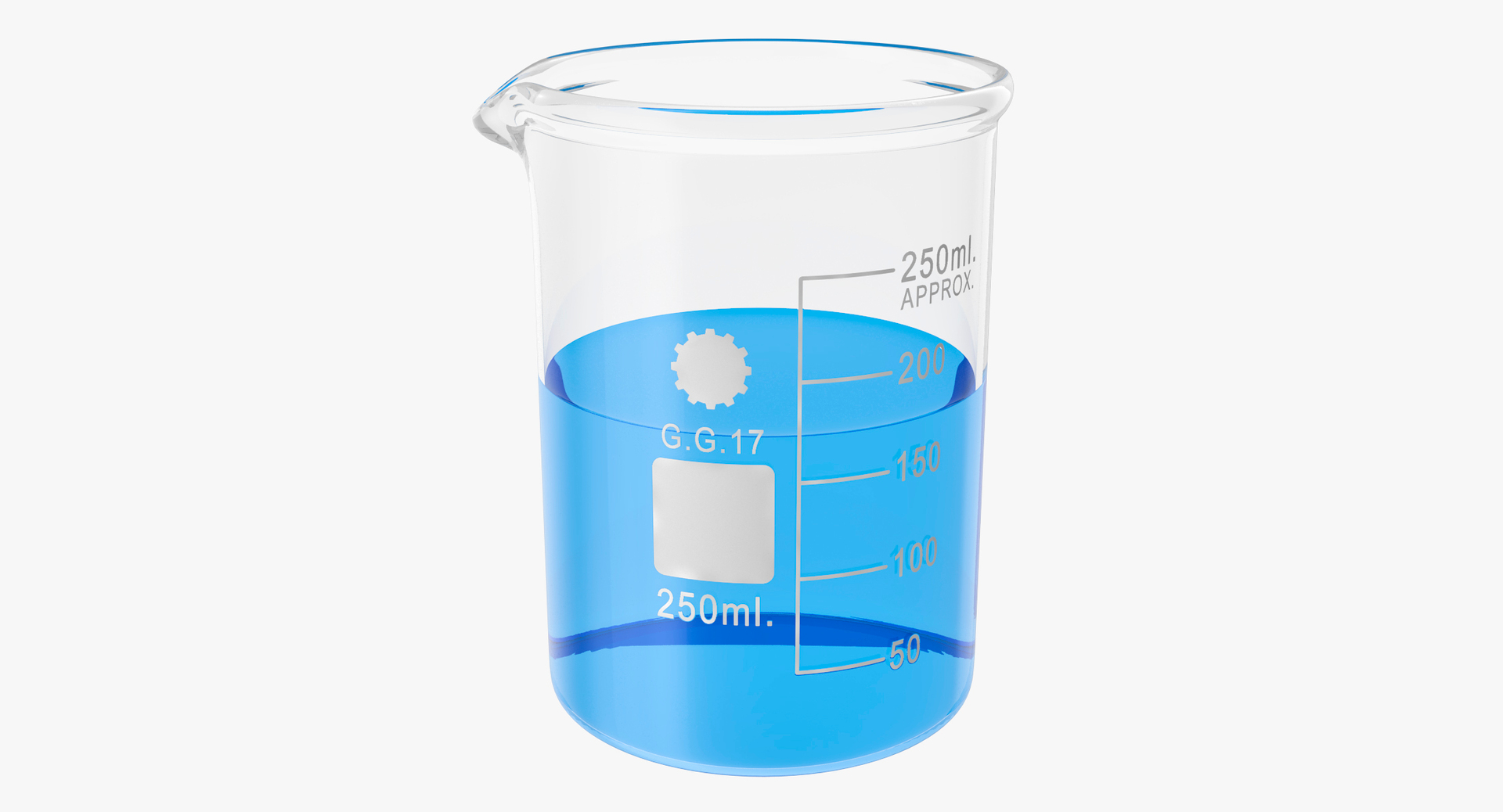 3D measuring beaker liquid - TurboSquid 1278735