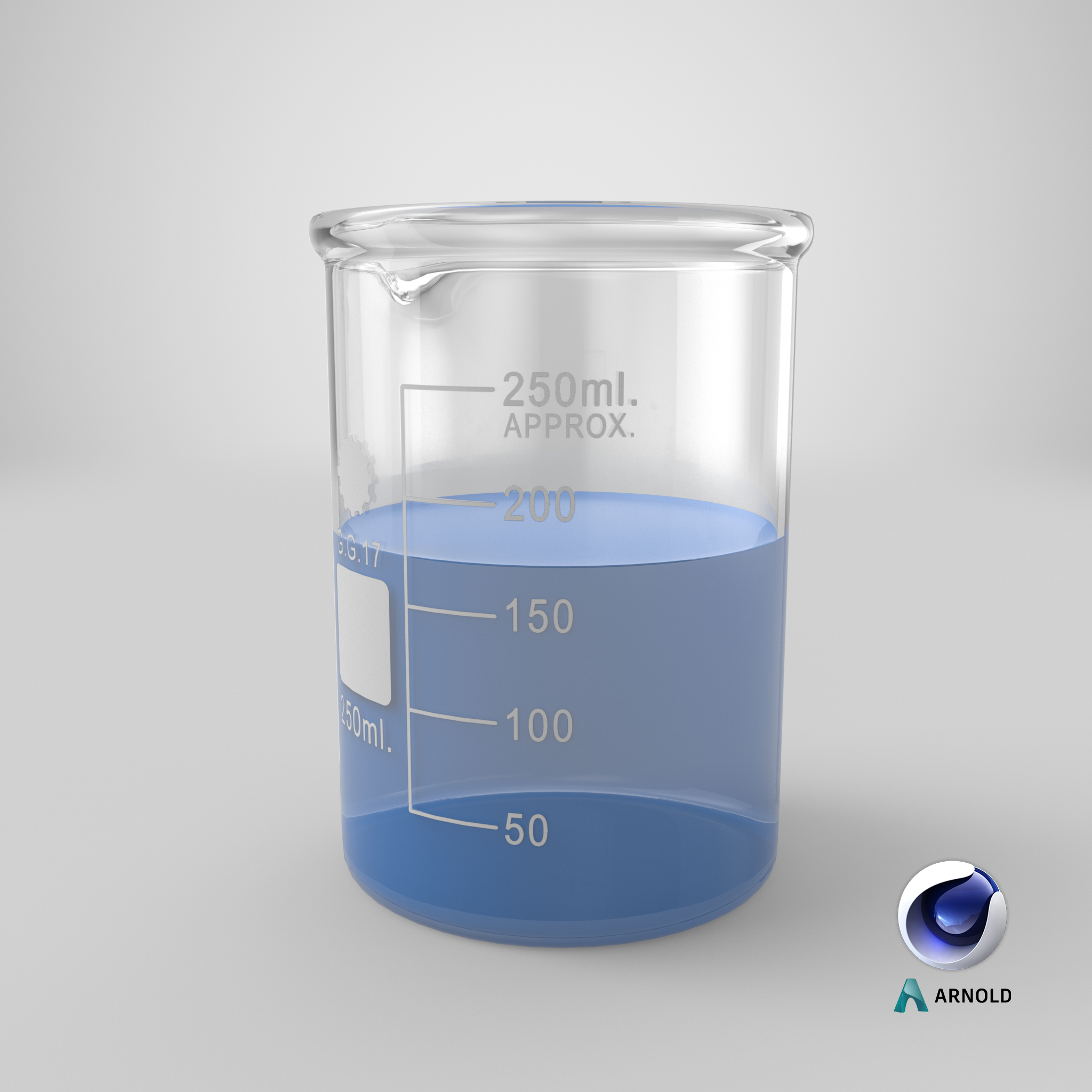 Lab beaker 3D model TurboSquid 1683629