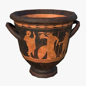 3D greek bell vase model