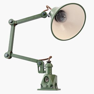 3D Vintage Industrial Desk Lamp