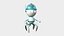 Kolekcja 10 Brain Robot G – Projekt postaci SciFi