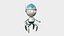 Kolekcja 10 Brain Robot G – Projekt postaci SciFi