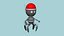 Kolekcja 10 Brain Robot G – Projekt postaci SciFi