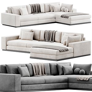Sepia Corner Sofa 3D model