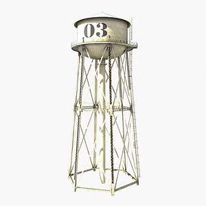 water tower 3d model