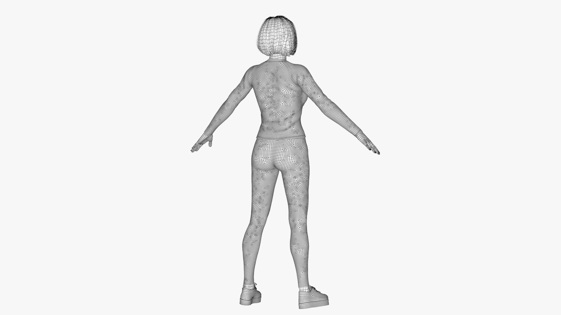 Female rigged 3D model - TurboSquid 1709695