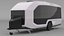 Rimorchio da viaggio elettrico Pebble Flow bianco