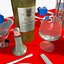 Conjunto de mesa de jantar retangular