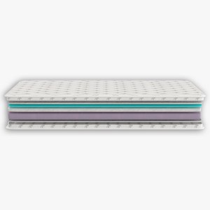 Mattress Layers Reveal- 3D model Ready to Render inside Blender and Cycles 3D model