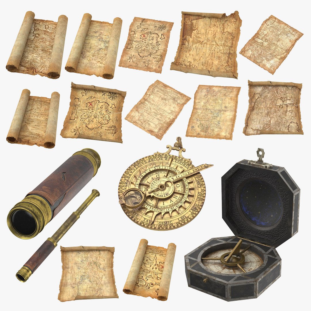 3D pirate astrolabe treasure compass model https://p.turbosquid.com/ts-thumb/ce/qJho9F/3OB4hTrw/treasure_maps_compass_astrolable_and_spyglass_collection_thumbnail_001/jpg/1513845746/1920x1080/fit_q87/e8ff4595e00699ad1b7d2867b407a6724723d3a9/treasure_maps_compass_astrolable_and_spyglass_collection_thumbnail_001.jpg