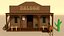 western scene 3D model