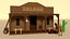 western scene 3D model