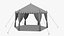 Luxury Gala Event Tent  Hexagonal Marquee Gazebo 3D Model