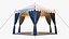 Luxury Gala Event Tent  Hexagonal Marquee Gazebo 3D Model