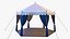 Luxury Gala Event Tent  Hexagonal Marquee Gazebo 3D Model