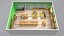 Marché d'aliments naturels, intérieur sans lumière