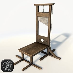 Guillotine low poly