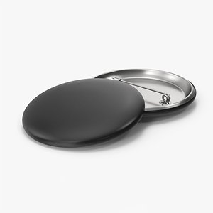 Metal Button Badge model