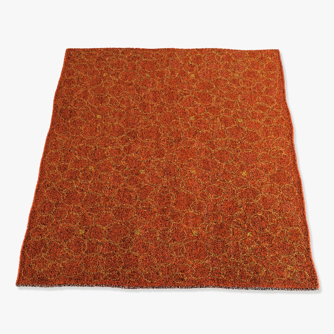 3d Amara Rug Flat Weave Model