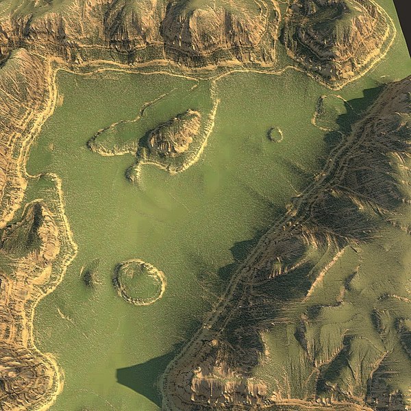 3d model terrain maps