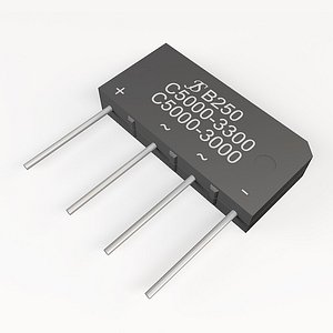 3d model of diode bridge