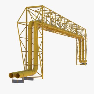 3D model Pipeline bridge