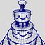 3d wedding cake figures