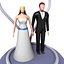3d wedding cake figures