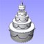 3d wedding cake figures